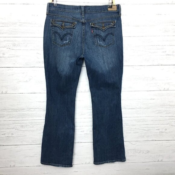 Levi's 515 Women's Bootcut Jeans Back Flap Pockets size 10 length 31" - Picture 3 of 9